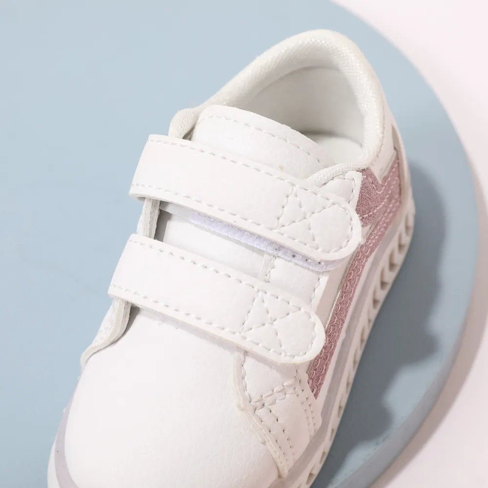 Baby/ Toddler's Sequin Stripe LED Sneaker  big image 4