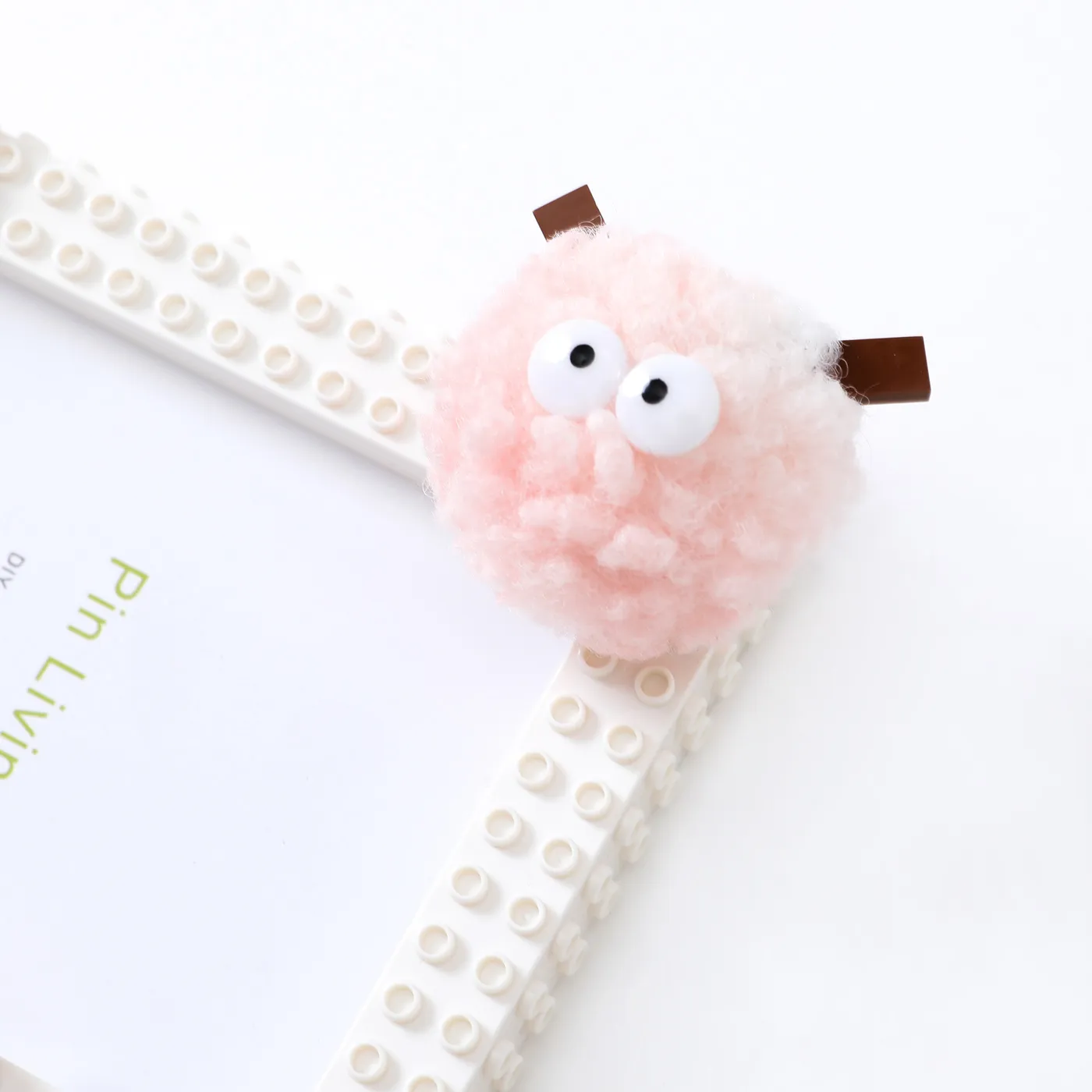 DIY Building Block Photo Frame Magical Picture Frame Toy Building Set for Babies Toddlers Kids (Random hairball color)  big image 9