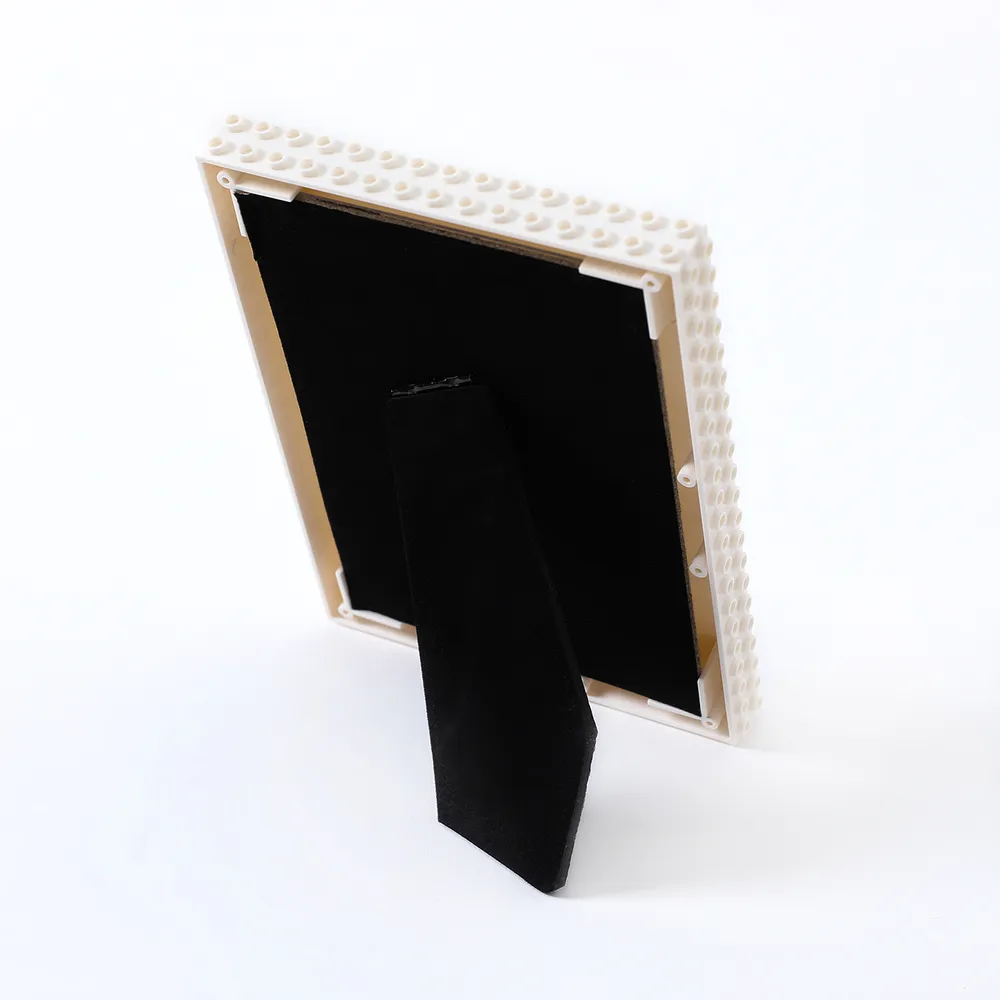 DIY Building Block Photo Frame Magical Picture Frame Toy Building Set for Babies Toddlers Kids (Random hairball color) big image 10