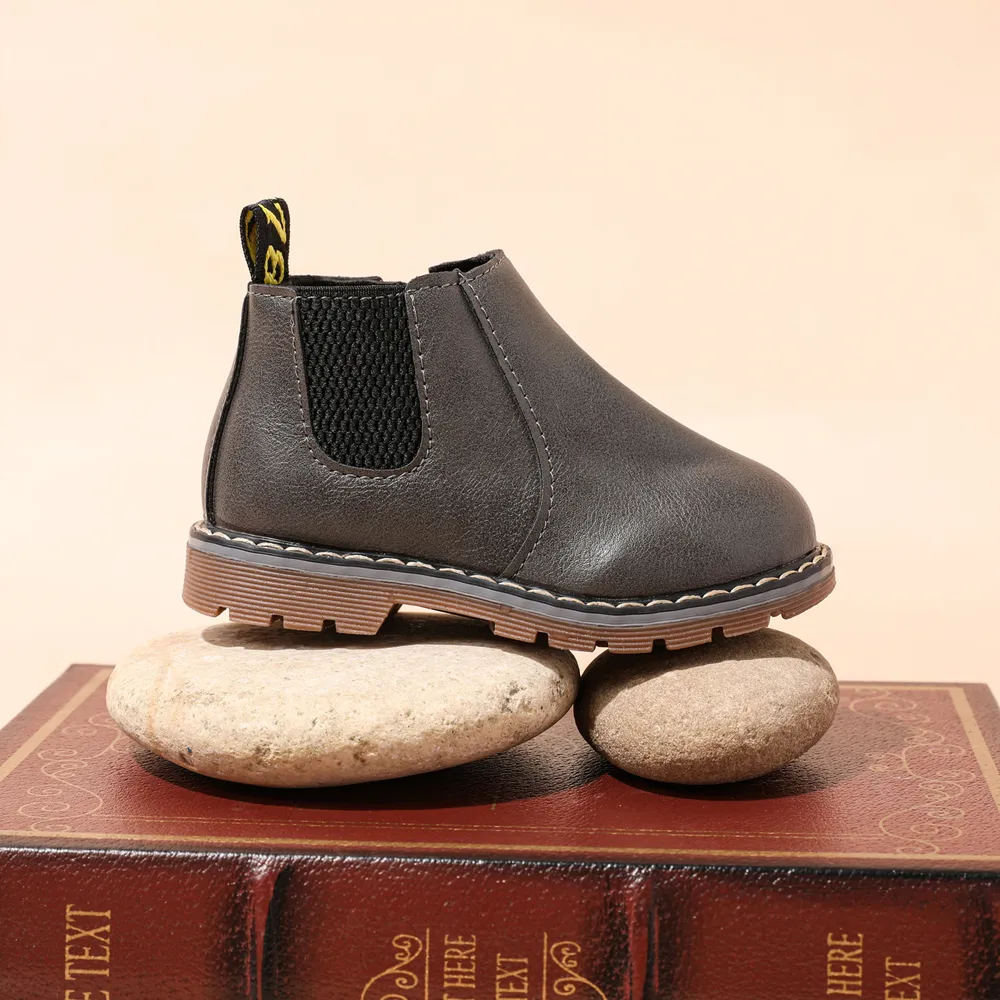 Toddler / Kid Classic Solid Casual Vintage Boots  big image 6
