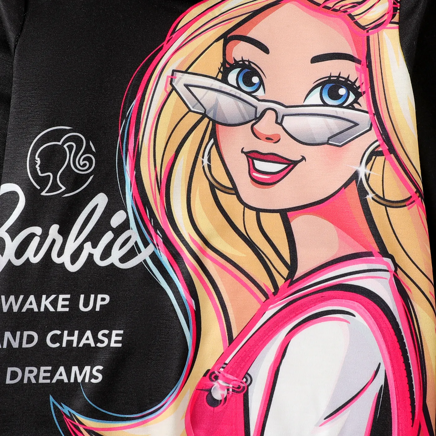 Barbie 2pcs Kid Girl Letter Characters Print Hoodie Sweatshirt and Leggings Set  image 2