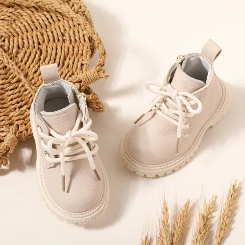 Toddler Plain Lace Up Front Boots