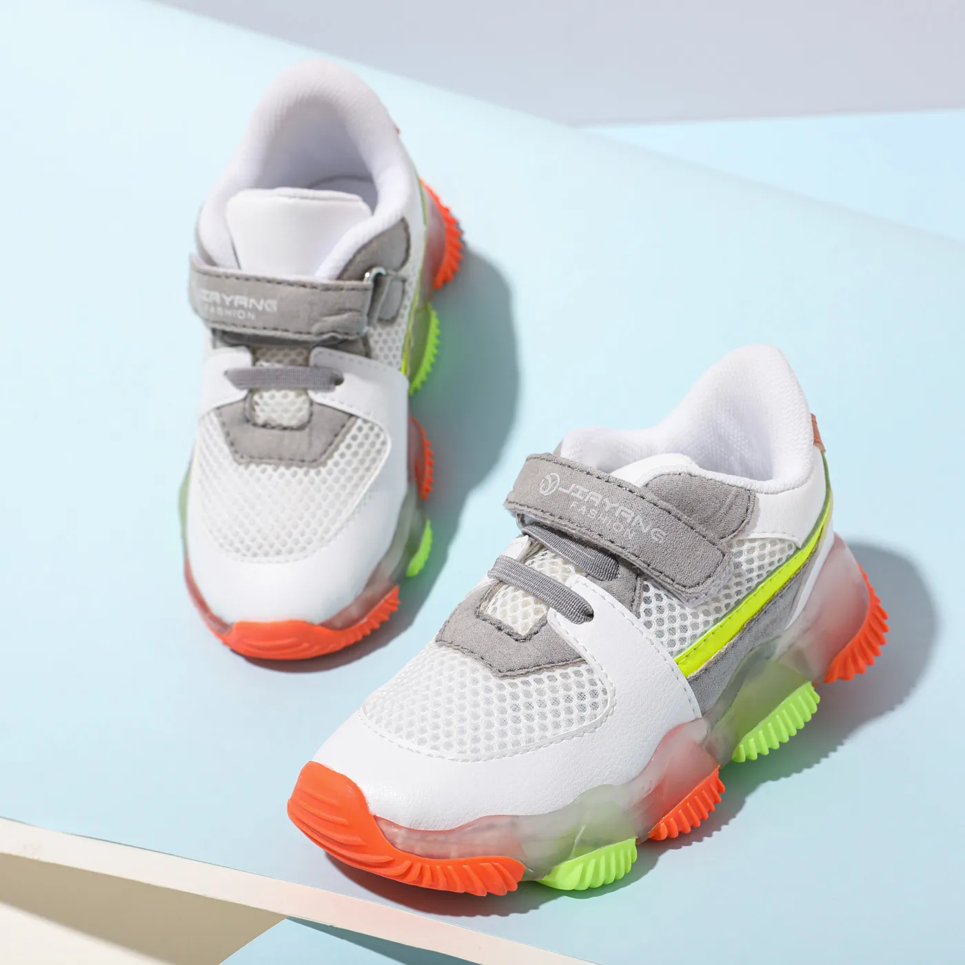 Toddler / Kid Color Block LED Trainers Sneakers  image 3