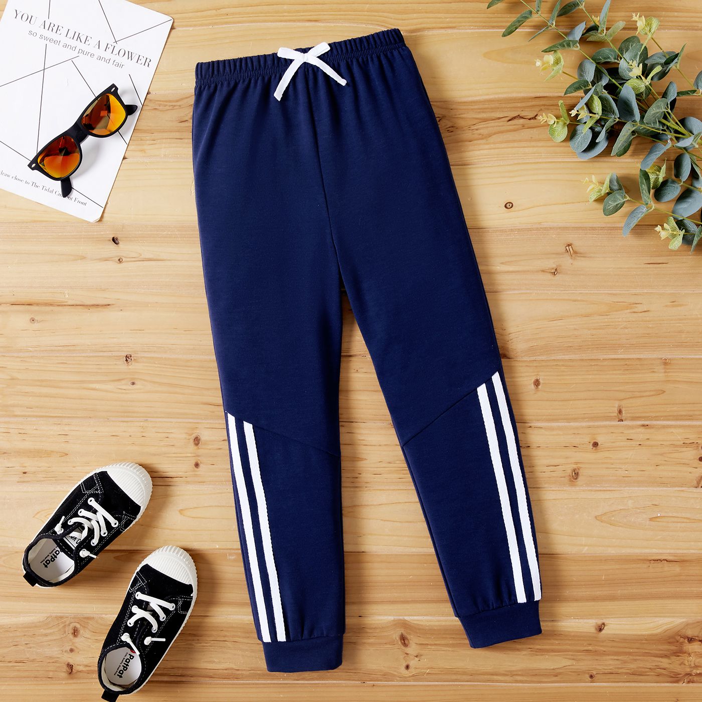 

Kid Boy Casual Striped Elasticized Pants