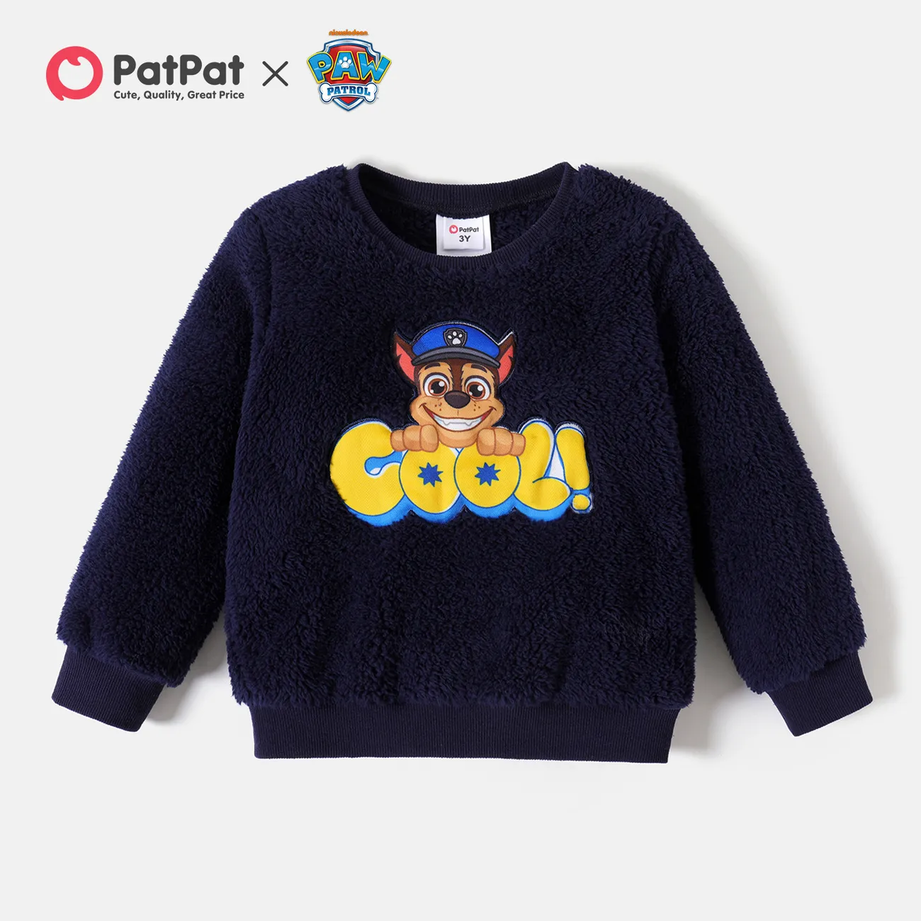 PAW Patrol Toddler Girl/Boy Embroidered Fleece Cotton Sweatshirt  big image 1