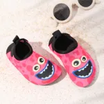Calzini aqua con scarpe da acqua slip-on con grafica per bambini/bambini Rosso