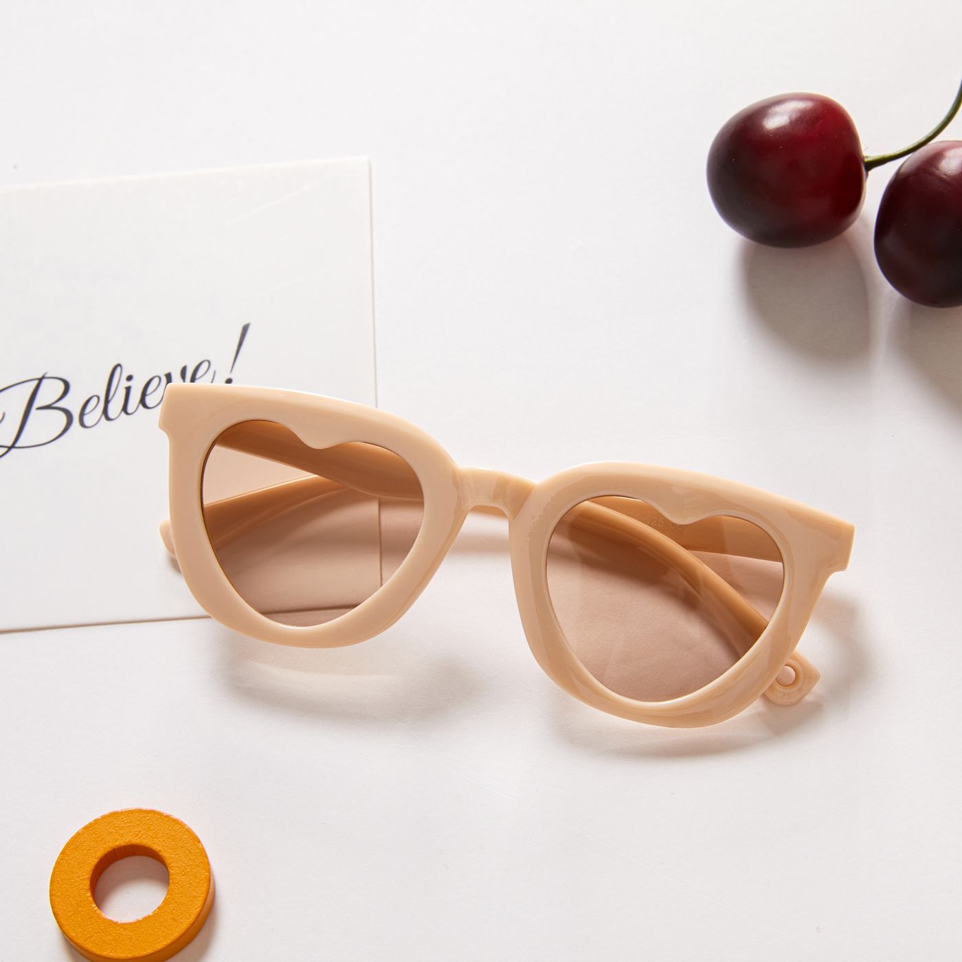 

Toddler / Kid Fashion Heart Frame Decorative Glasses