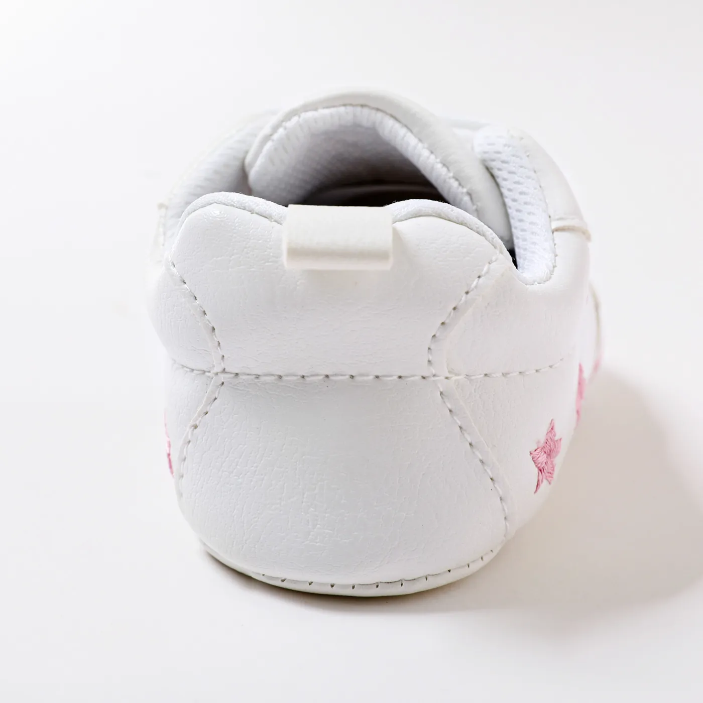 Baby / Toddler Valentine Pretty Stars Embroidery Solid Prewalker Shoes (Various colors)  image 4