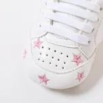 Baby / Toddler Valentine Pretty Stars Embroidery Solid Prewalker Shoes (Various colors)  image 3