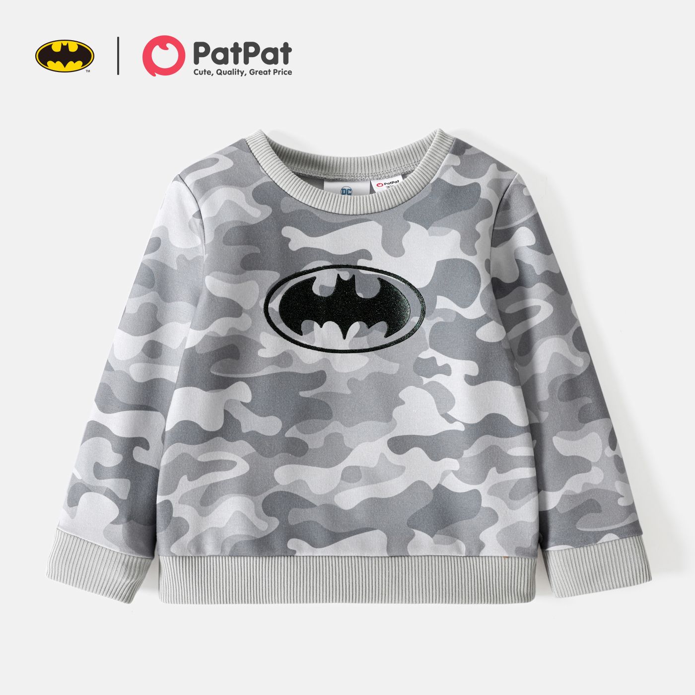 

Justice League Toddler Girl/Boy Camouflage Print Pullover Sweatshirt