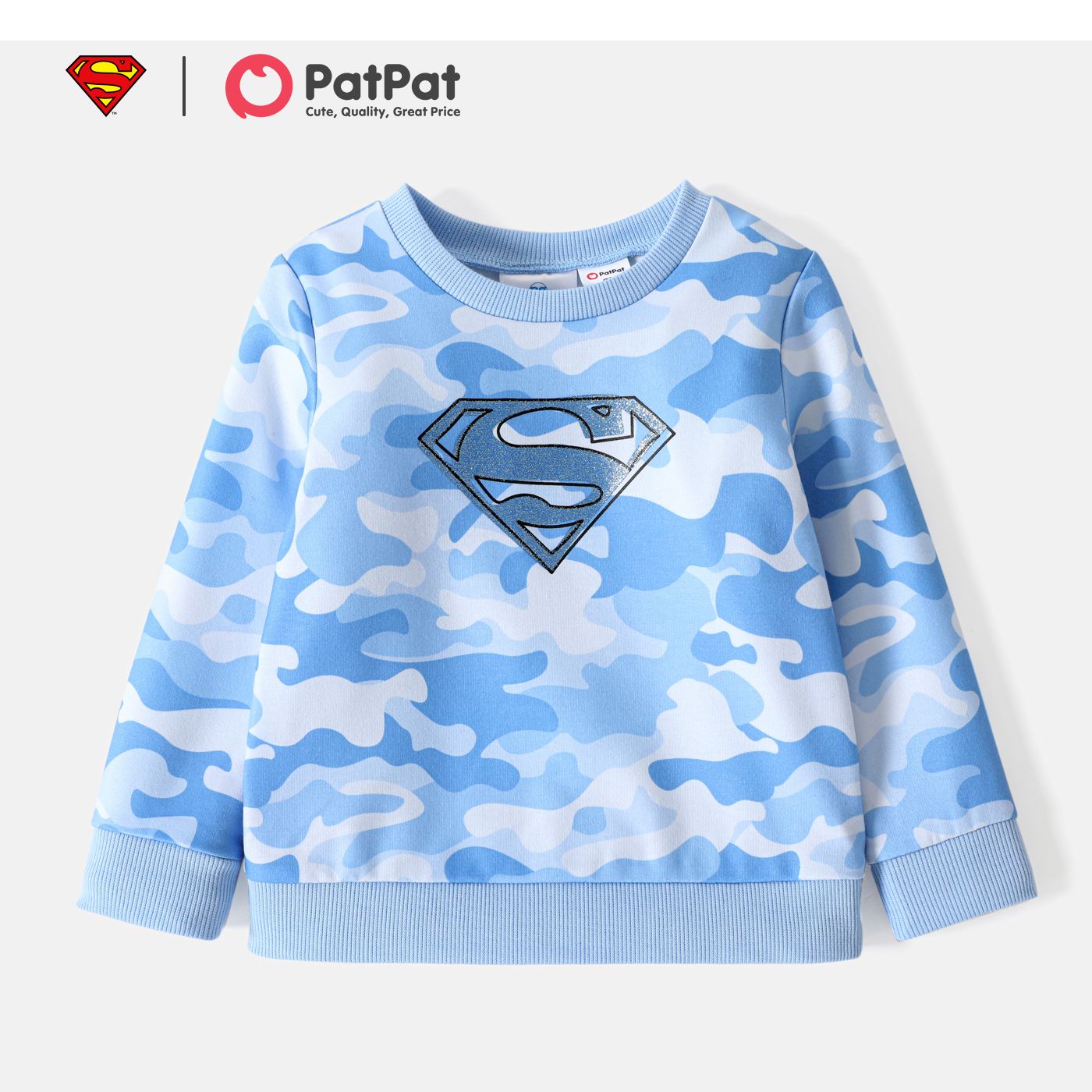 

Justice League Toddler Girl/Boy Camouflage Print Pullover Sweatshirt