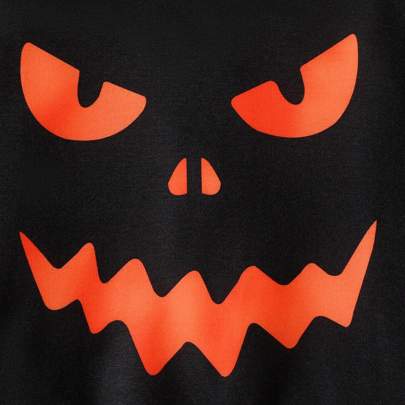 Halloween Bambini Unisex A tema Halloween Manica lunga Maglietta Nero big image 1