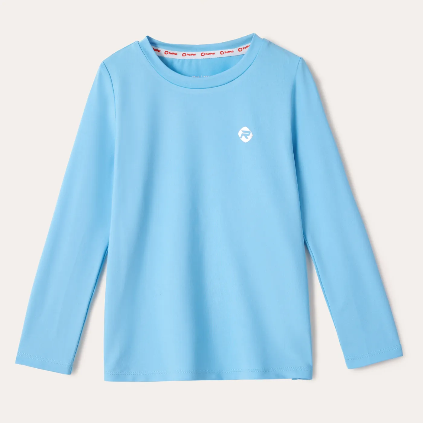 Activewear Toddler Boy Solid Color Long-sleeve Tee Blue