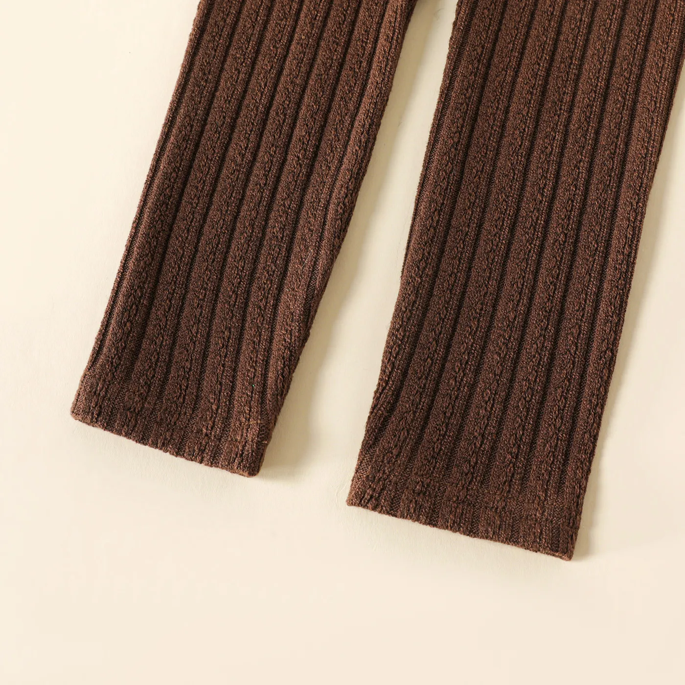 Toddler Girl Basic Solid Color Textured Jacquard Leggings  image 4