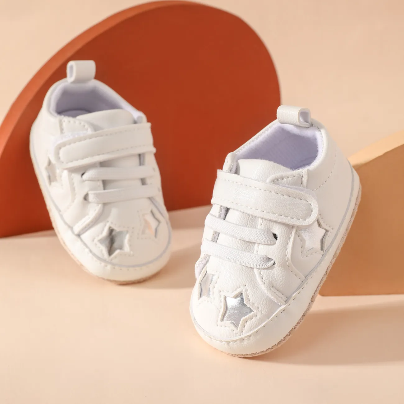 Baby / Toddler Stars Graphic Prewalker Shoes White big image 1