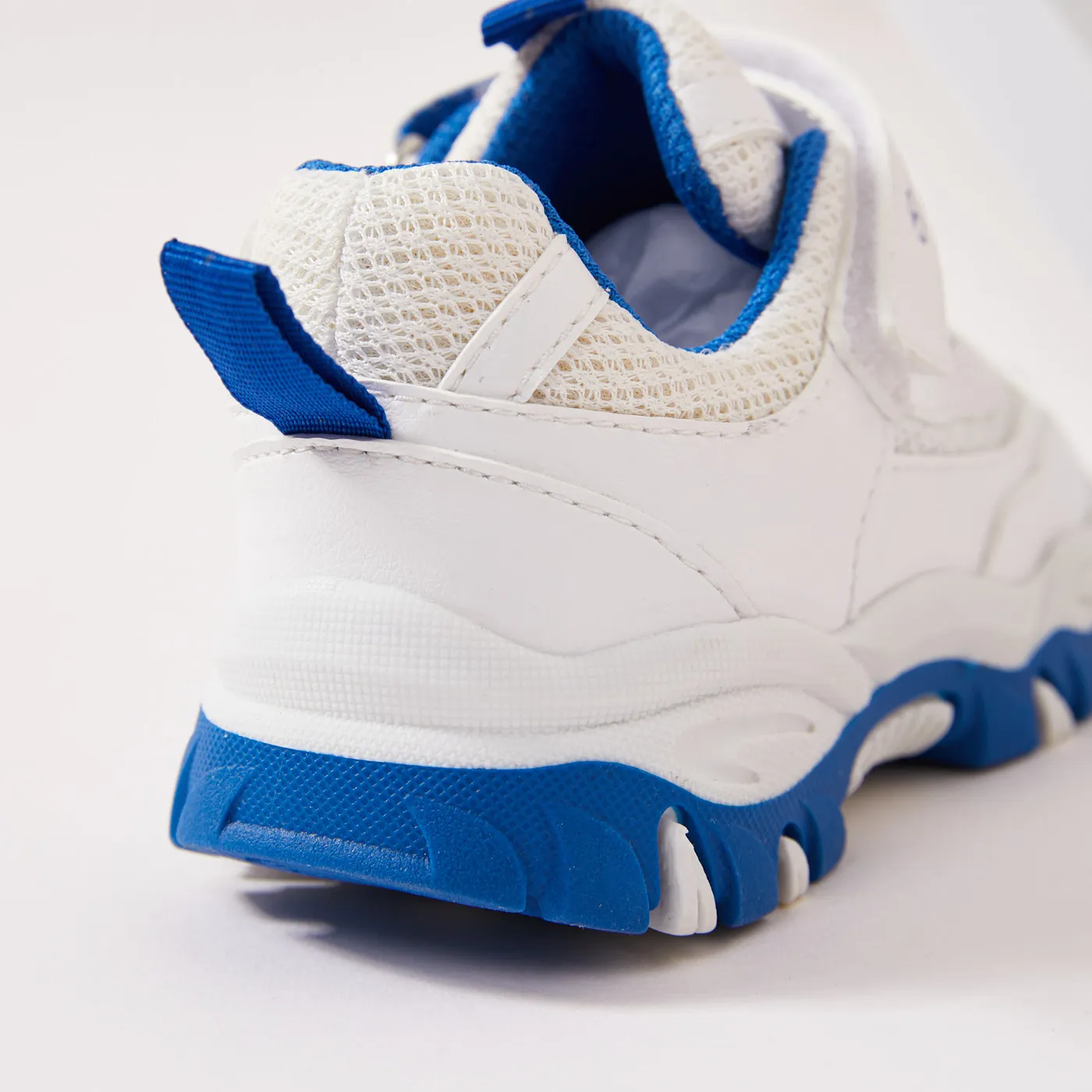Toddler / Kid Two Tone Mesh Panel Sneakers White image 4