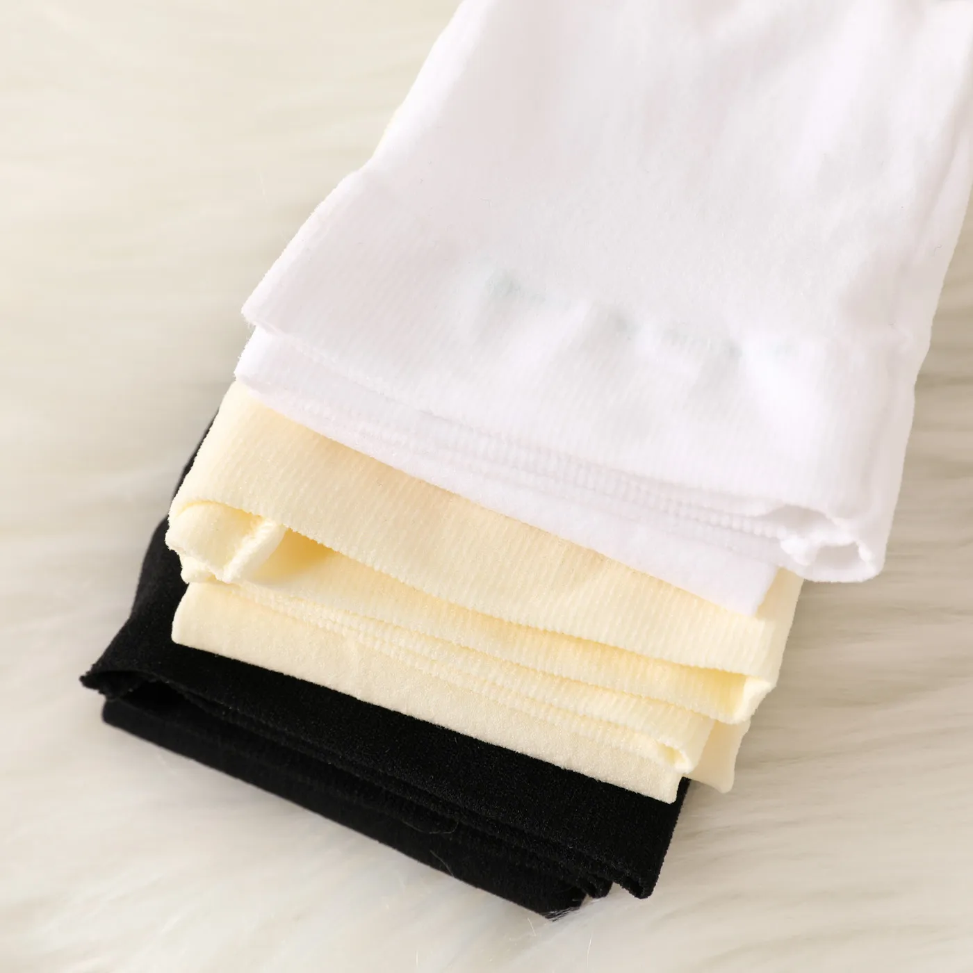 3-pack Baby Solid Pantyhose Tights for Girls  image 3