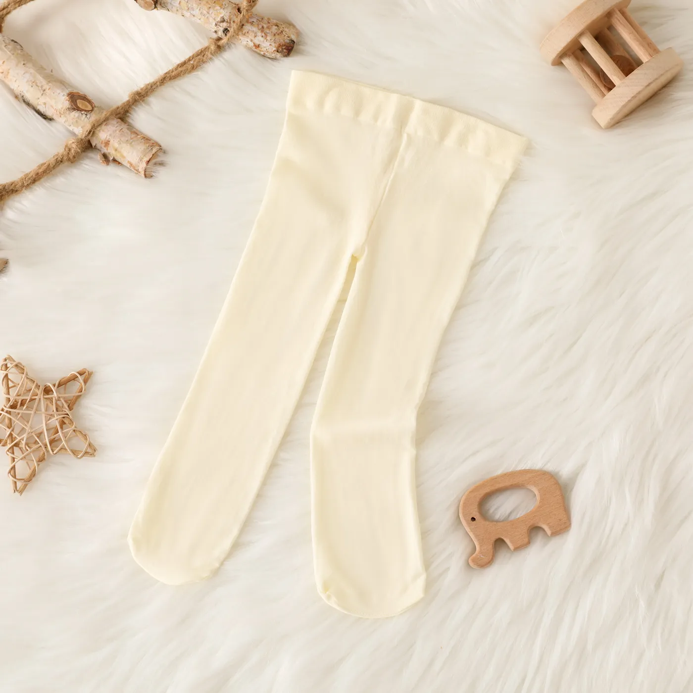 3-pack Baby Solid Pantyhose Tights for Girls  image 5