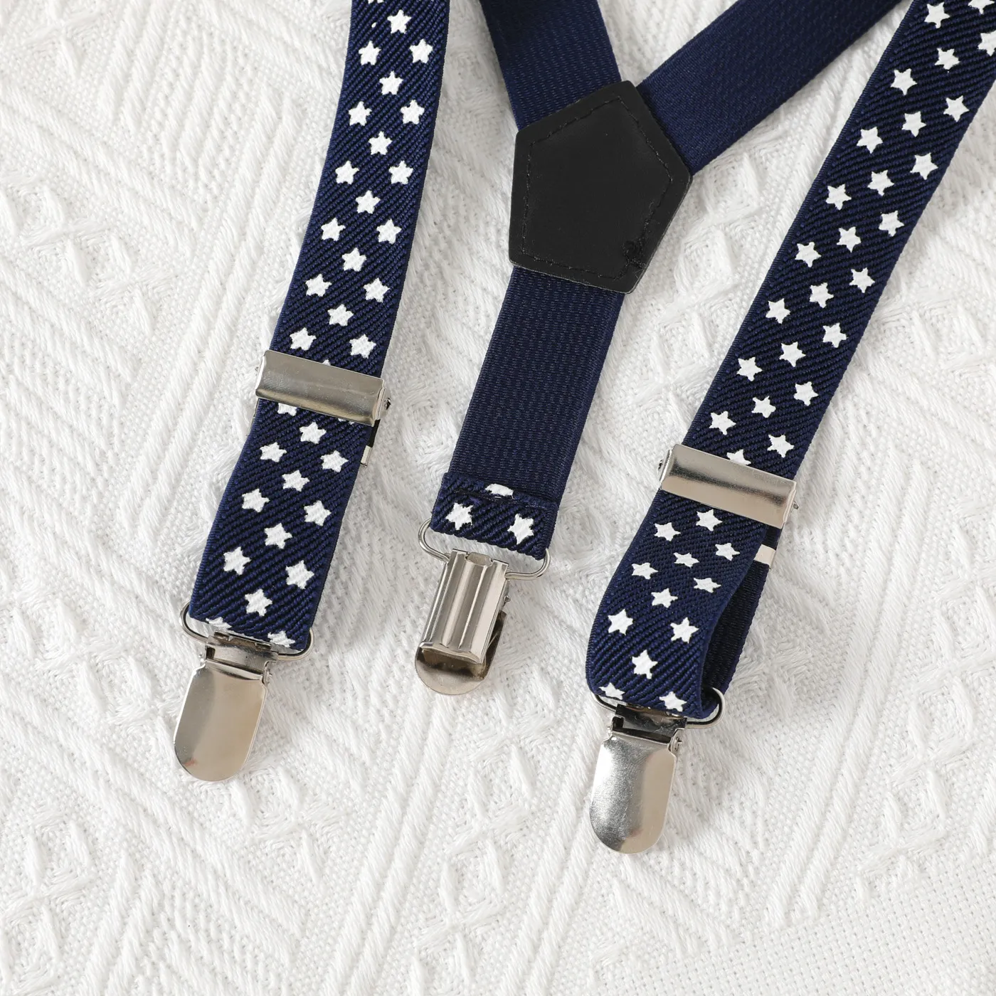 2 unidades Bebé Menino Avant-garde Jardineiras azul denim image 6