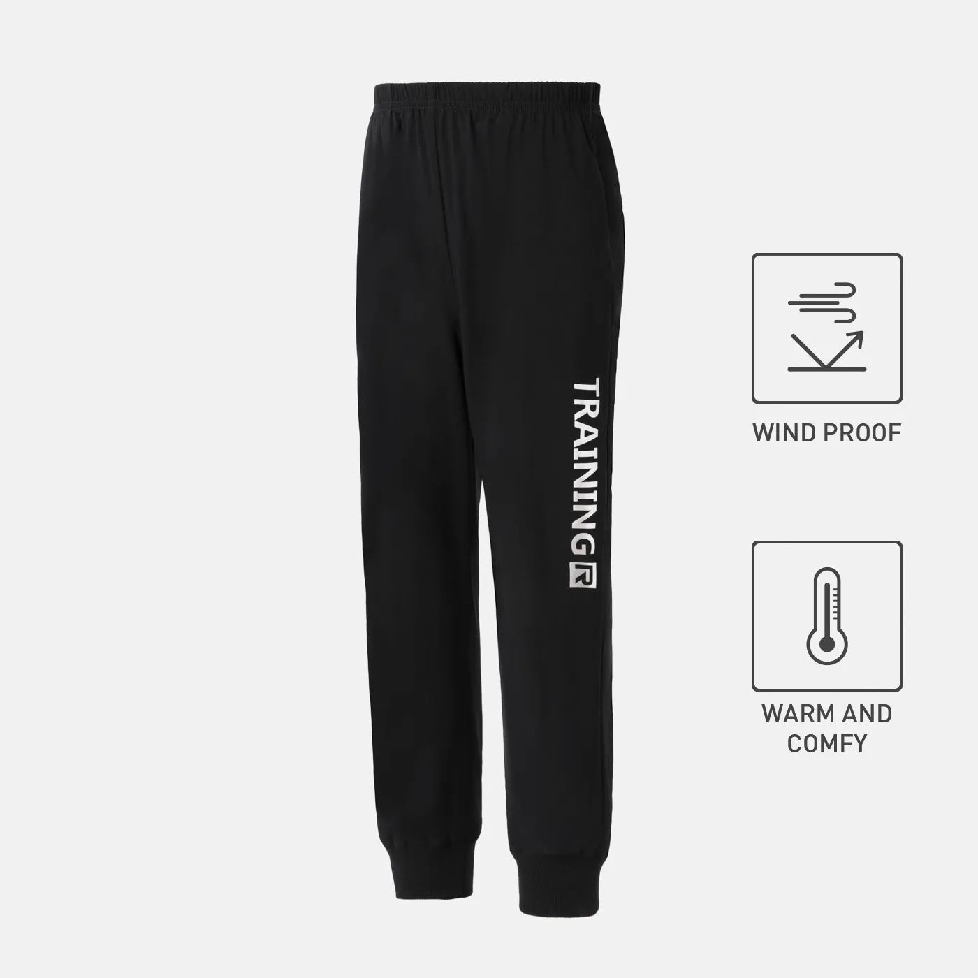 Activewear Kid Boy/Kid Girl Letter Print Elasticized Pants