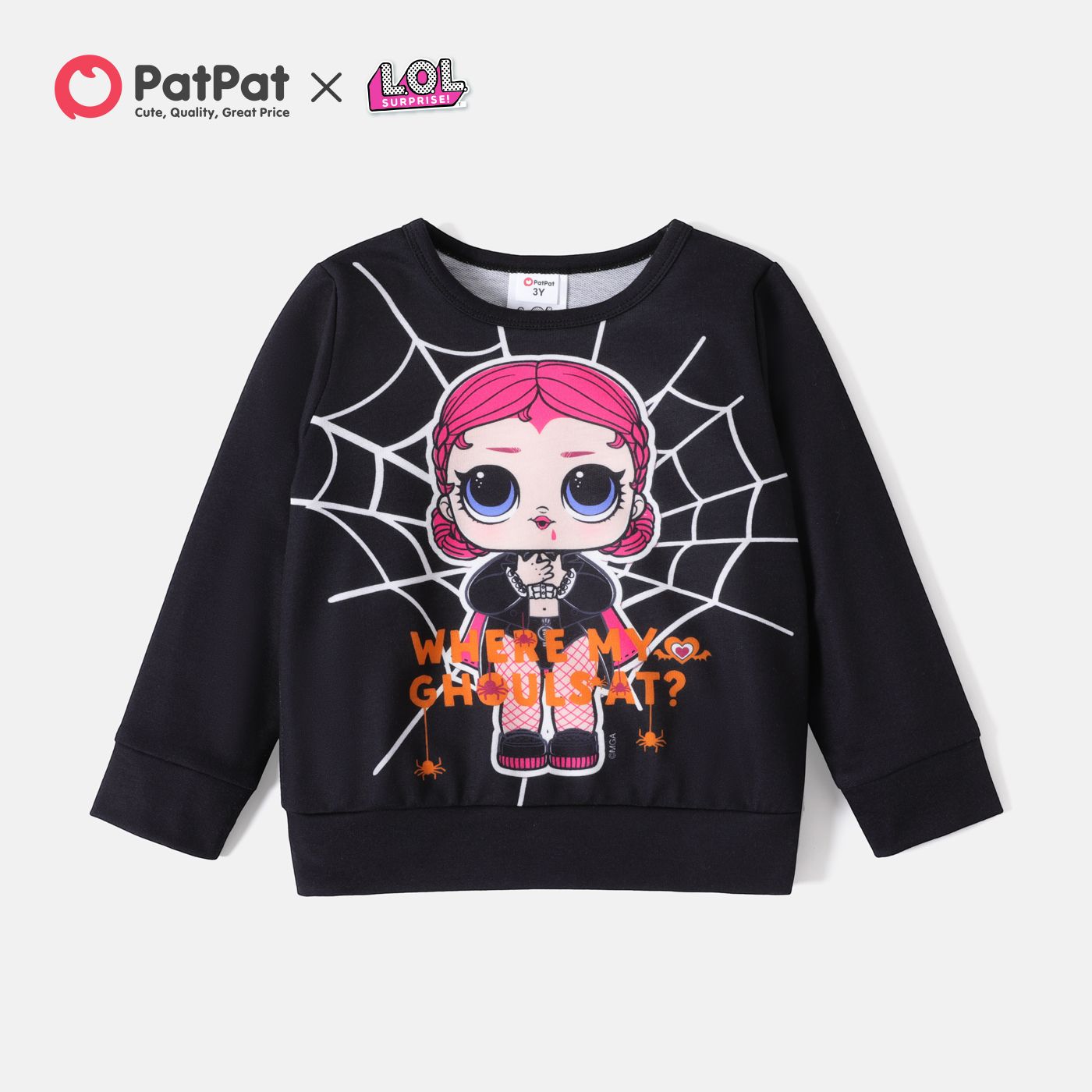 

L.O.L. SURPRISE! Toddler Girl Halloween Graphic Print Pullover Sweatshirt