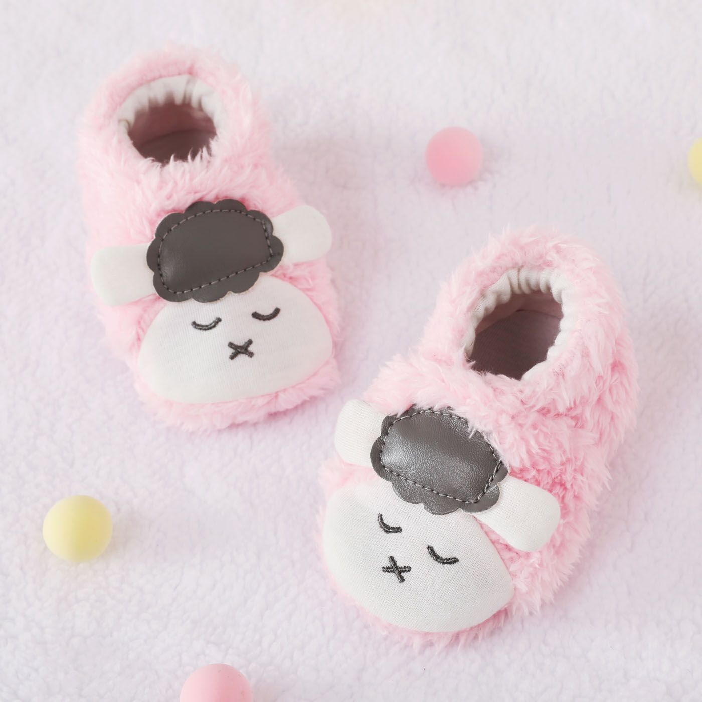 Baby / Toddler Adorable Sheep Fleece Velvet Prewalker Shoes