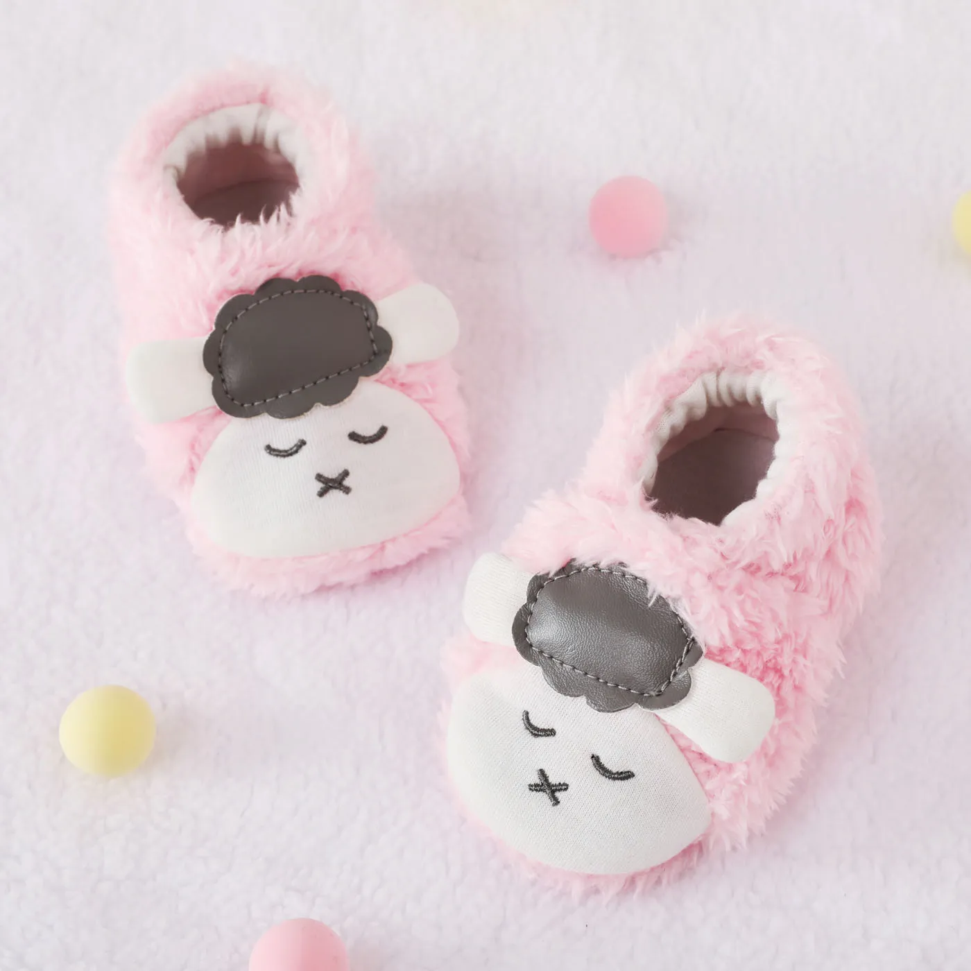 Bebé Menina Infantil Estampado animal Calçado para bebé Rosa big image 1