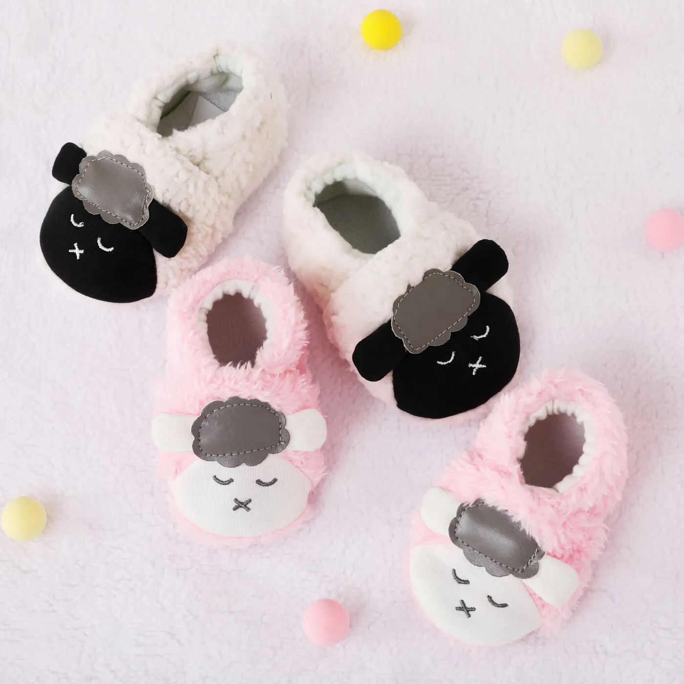 Bebé Menina Infantil Estampado animal Calçado para bebé Rosa image 2