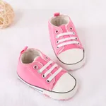 Baby / Toddler Fleece Lined Lace Up Front Prewalker Shoes Pink