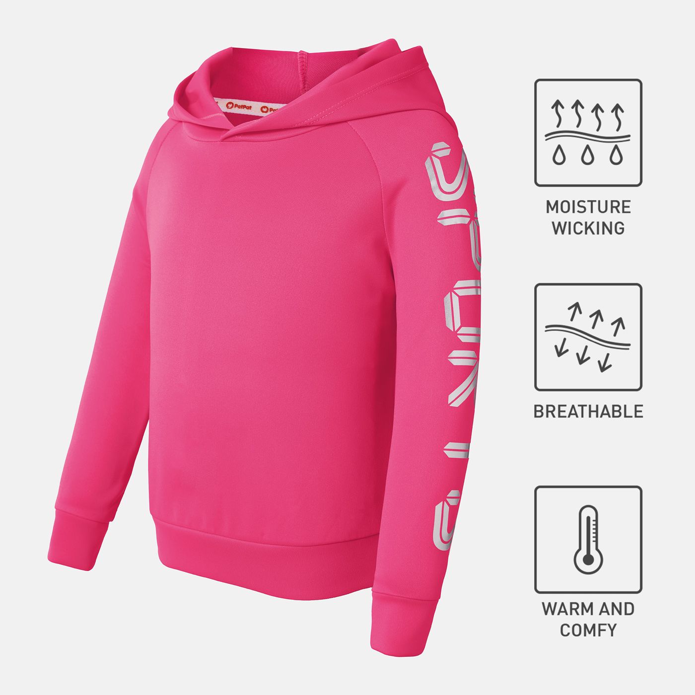 

Activewear Toddler Boy Letter Print Hoodie Sweatshirt