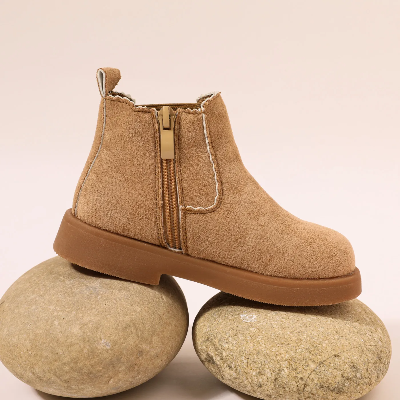 Toddler Cheetah Panel Chelsea Boots Khaki image 3