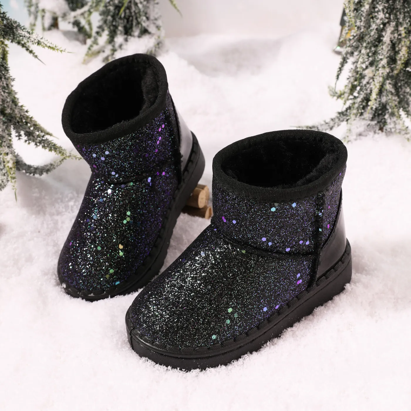 Ugg boots black outlet glitter