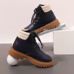 Toddler / Kid Color Block Lace Up Boots  image 3
