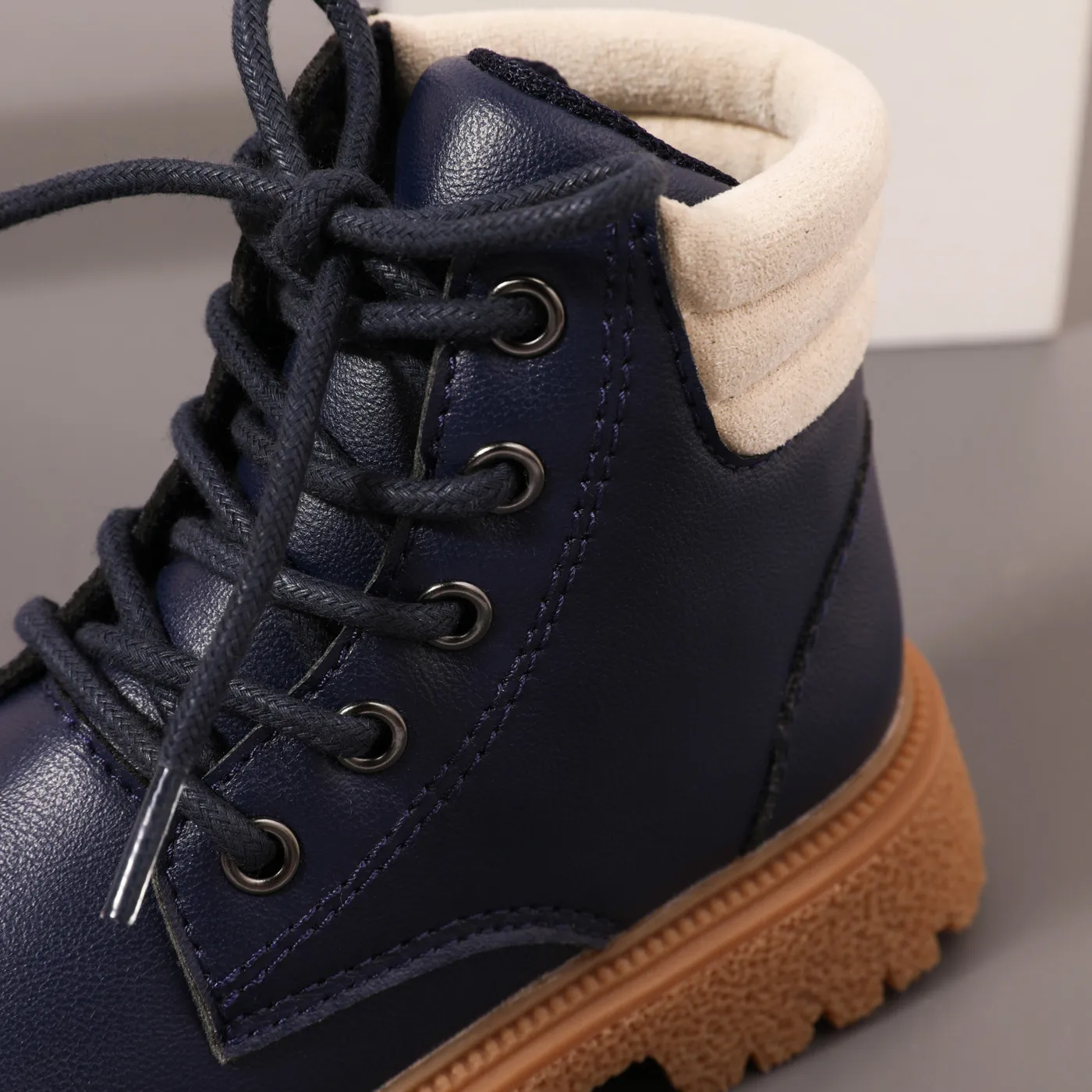 Toddler / Kid Color Block Lace Up Boots  image 4