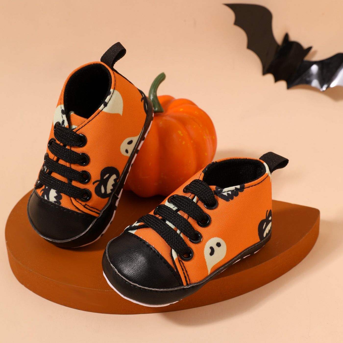 Chaussures De Marche à Lacets Halloween Pour Bébés / Tout-petits