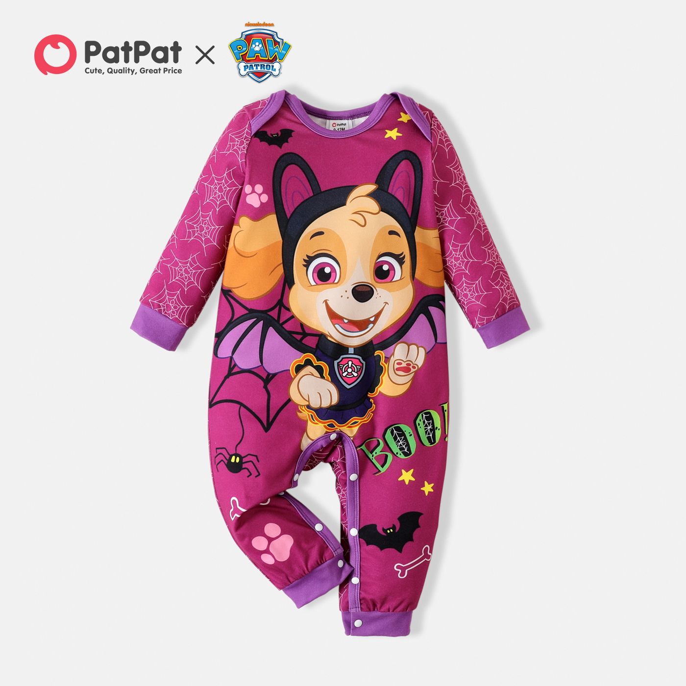 

PAW Patrol Halloween Little Boy Cartoon Print Long-sleeve Jumpsuit