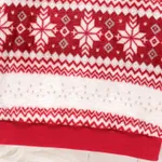 Toddler Boy/Girl Preppy style Snowflake Pattern Fleece Pullover Sweatshirt  image 5