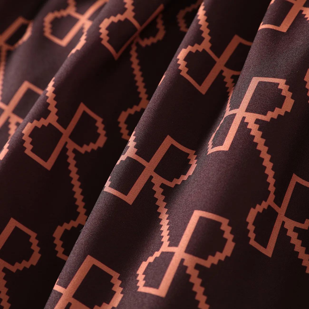 2 قطع كيد فتاة 3d bowknot تصميم طويلة الأكمام المحملة و allover طباعة تنورة مجموعة كتلة اللون big image 1