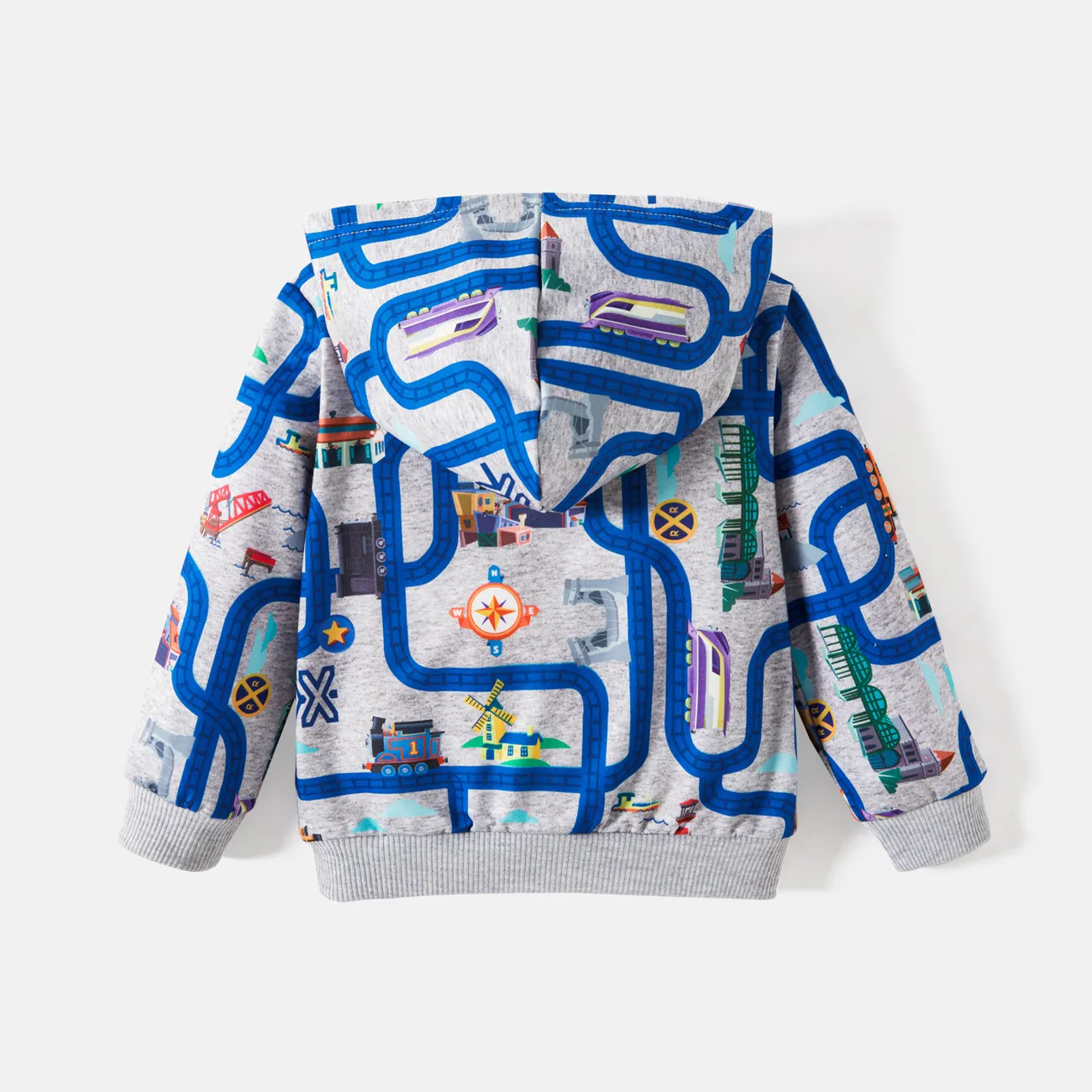 Thomas & Friends Criança Menino Com capuz Infantil Sweatshirt colorido big image 1