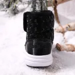 Toddler / Kid Fleece Lined Waterproof Black Thermal Snow Boots Black image 4