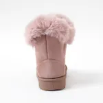 Toddler / Kid Fluffy Trim Pink Thermal Snow Boots  image 5