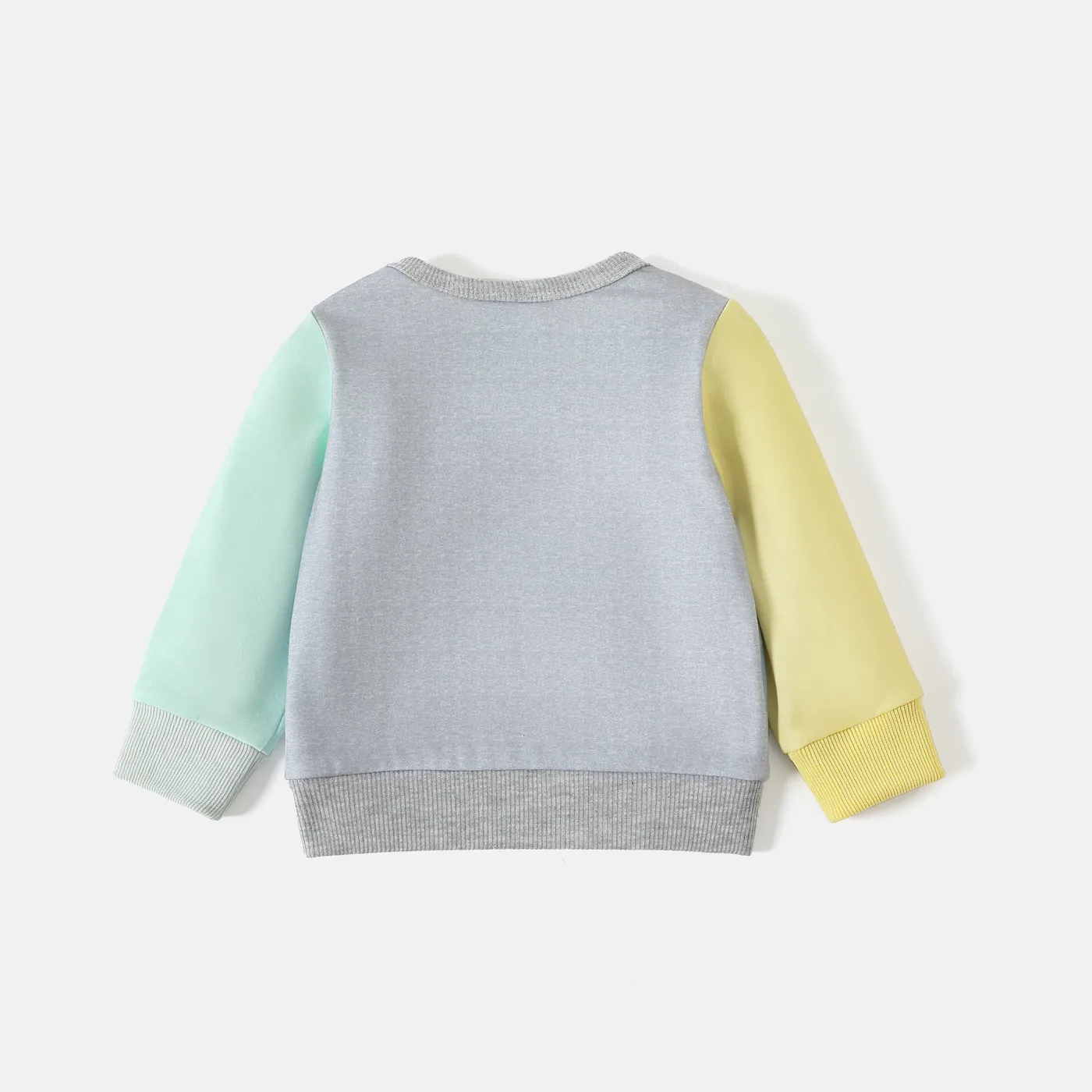 Looney Tunes Baby Boy/Girl Cartoon Print Colorblock Long-sleeve Sweatshirt  image 2