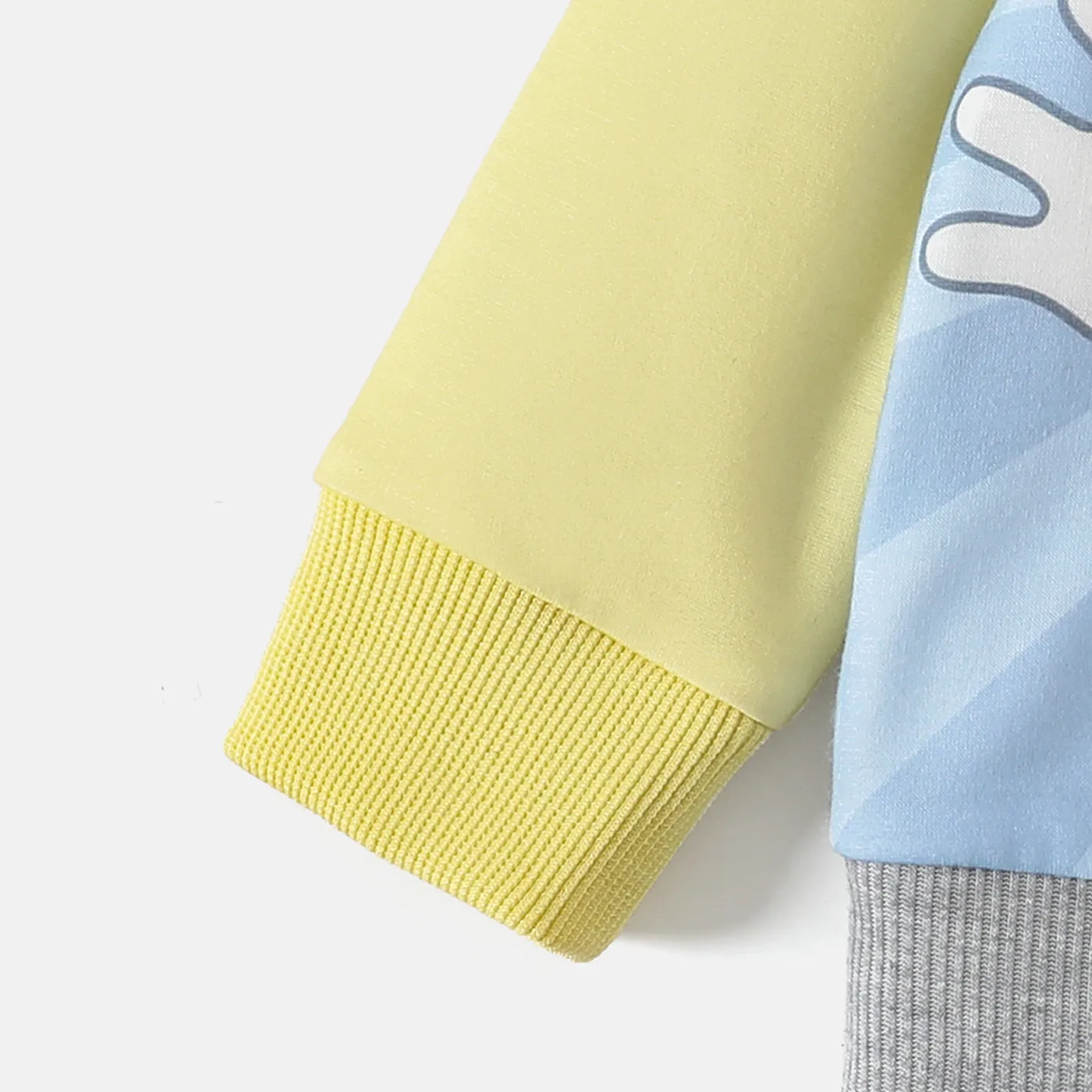 Looney Tunes Baby Boy/Girl Cartoon Print Colorblock Long-sleeve Sweatshirt  image 5
