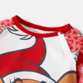Tom and Jerry Family Matching Red Christmas Graphic Raglan-sleeve Pajamas Sets (Flame Resistant)  image 3