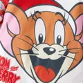Tom and Jerry Family Matching Red Christmas Graphic Raglan-sleeve Pajamas Sets (Flame Resistant)  image 4
