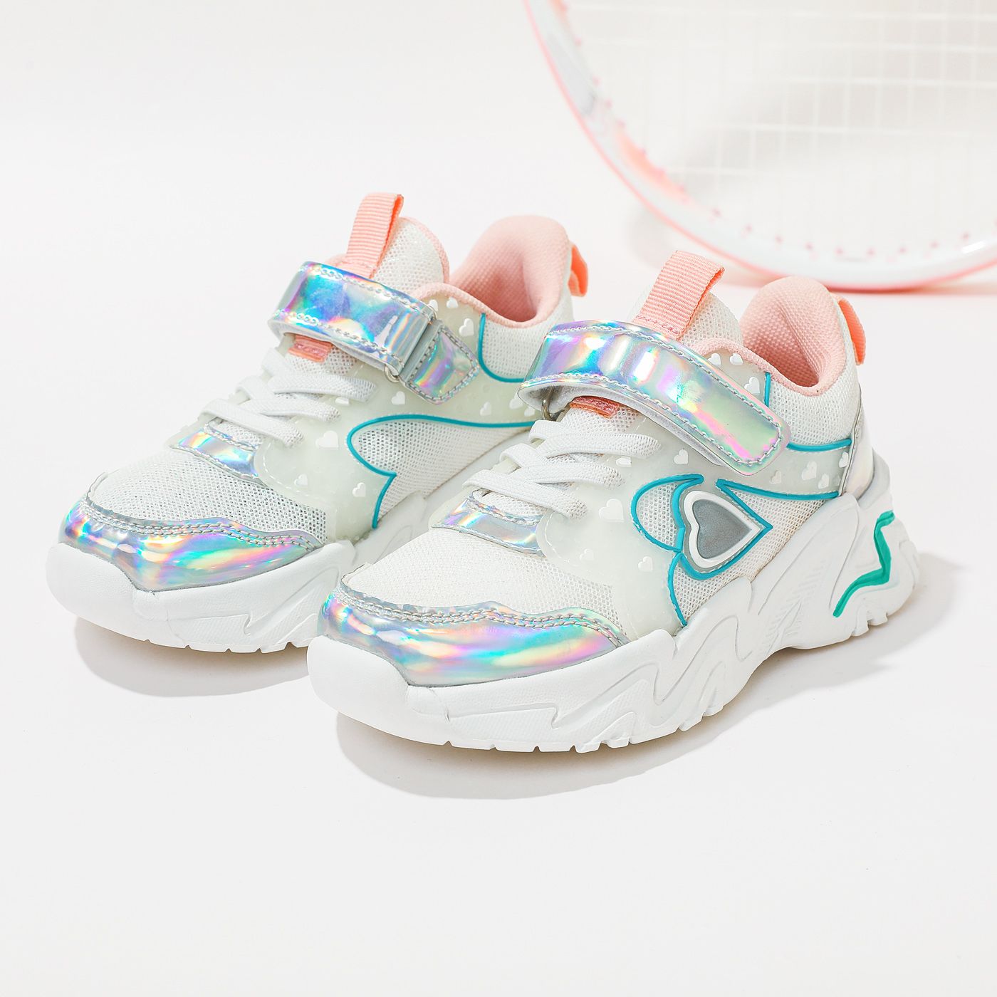 Toddler / Kid Holographic Panel Breathable Sneakers