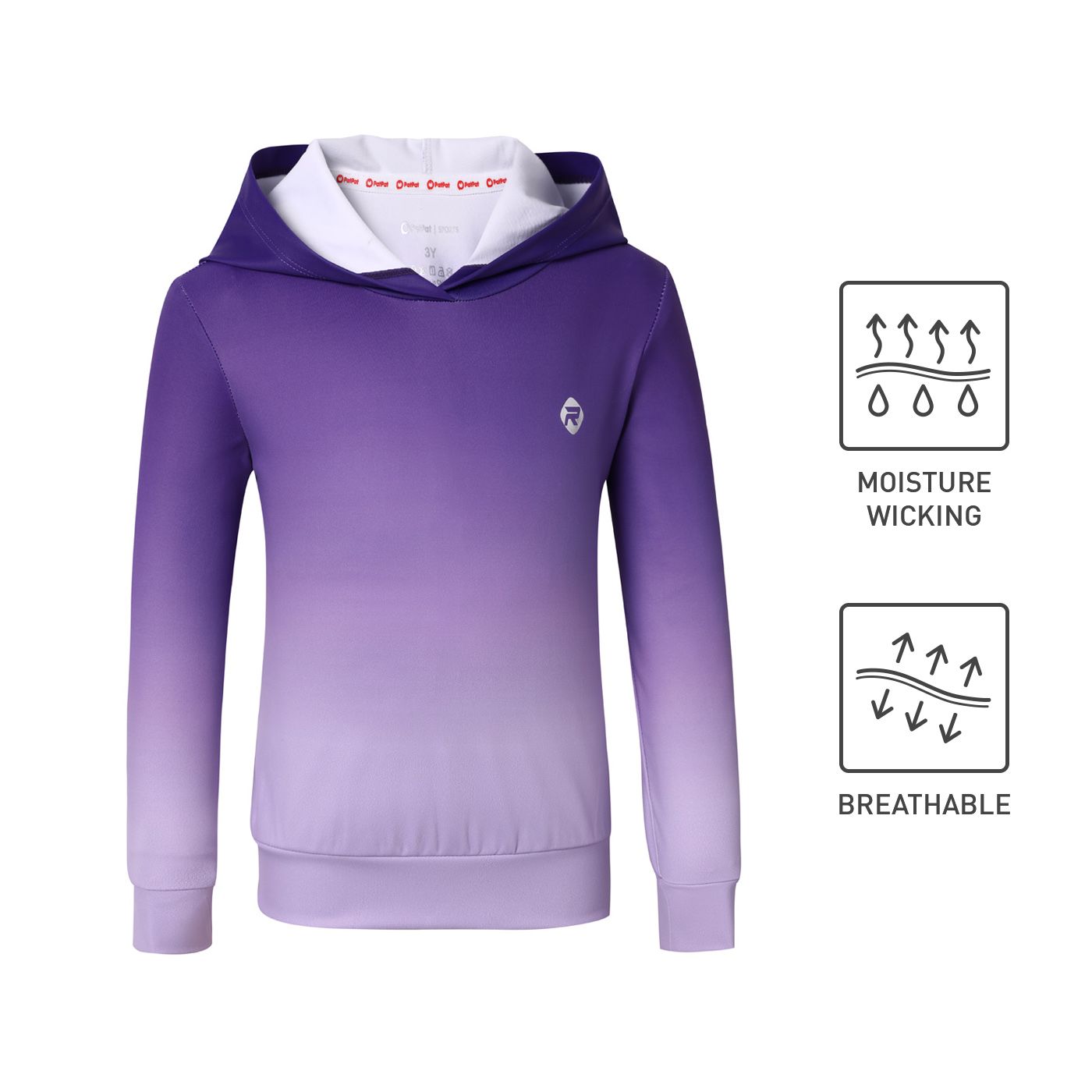 

Activewear Toddler Boy/Girl Gradient Color Hoodie Sweatshirt