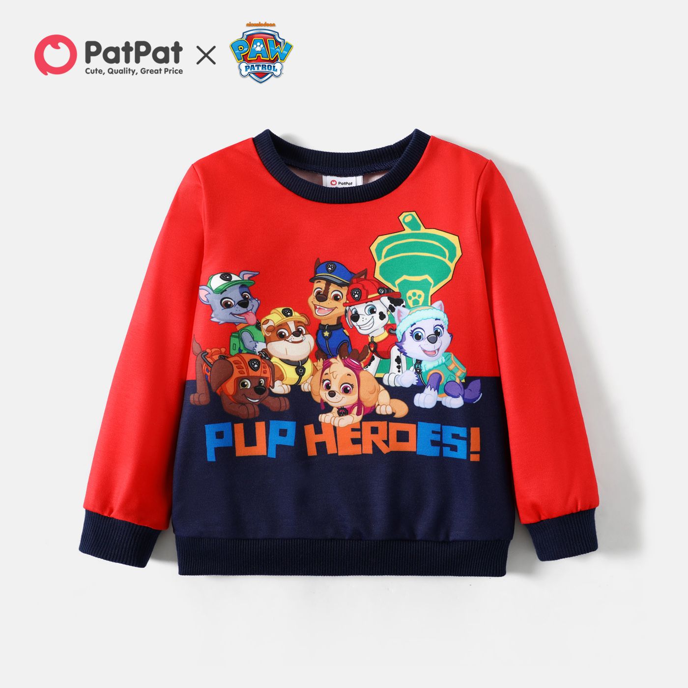 

PAW Patrol Toddler Girl/Boy Puppy Colorblock Pullover Sweatshirt