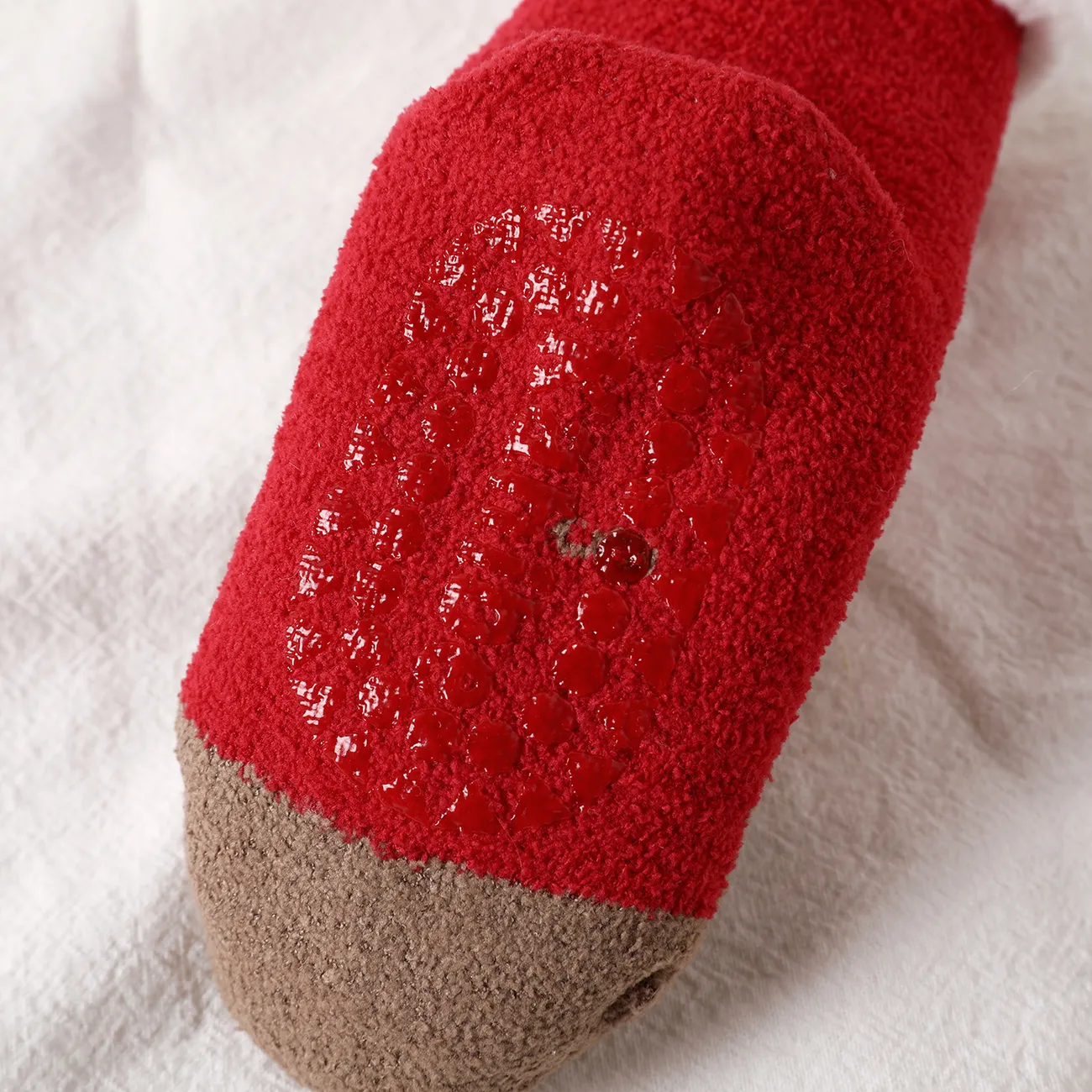 Chaussettes thermiques à motif de Noël pour bébés / tout-petits Rouge big image 1