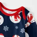 Christmas Snowman & Letter Print Family Matching Raglan-sleeve Pajamas Sets (Flame Resistant)  image 4